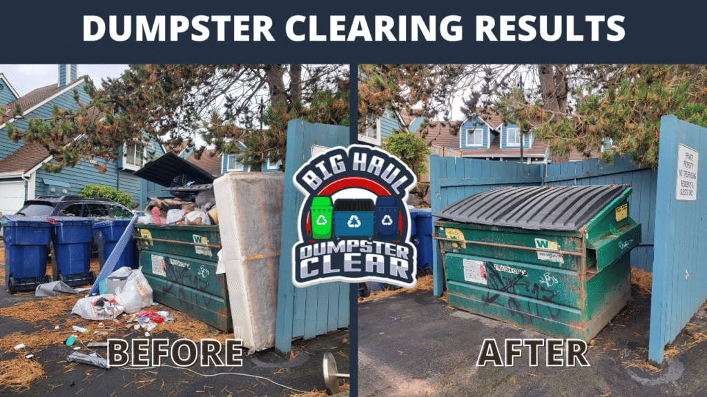 dumpster area clean up